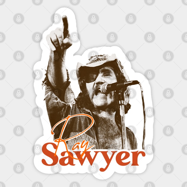 Ray Sawyer Dr Hook Sticker by darklordpug